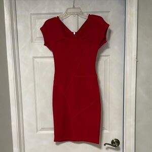 Yigal Azrouel Bold Red Mini Dress